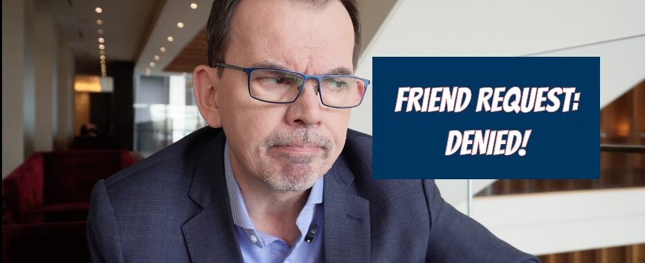 Jason Reid, Leadership Keynote Speaker, The Awkward Leader. Friend Request: Denied